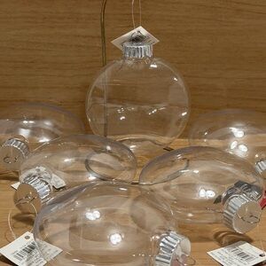 Christmas DIY Plastic Ornaments Lot